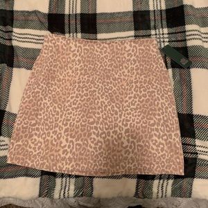 Cheetah Print Skirt NWT